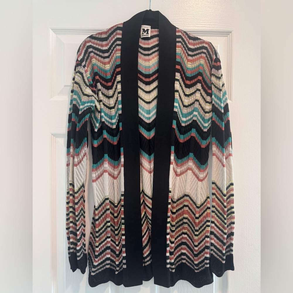 M Missoni Multicolor Chevron Sweater